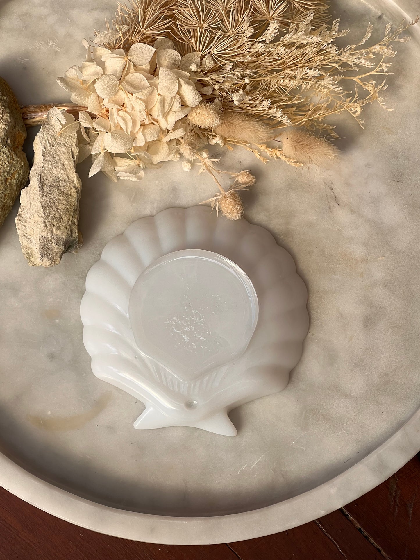 White Pearl Shell Tray