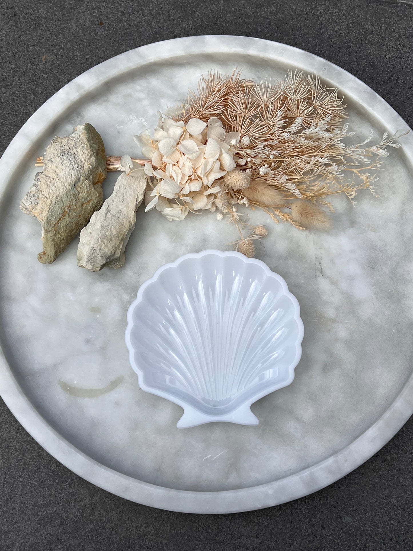 White Pearl Shell Tray