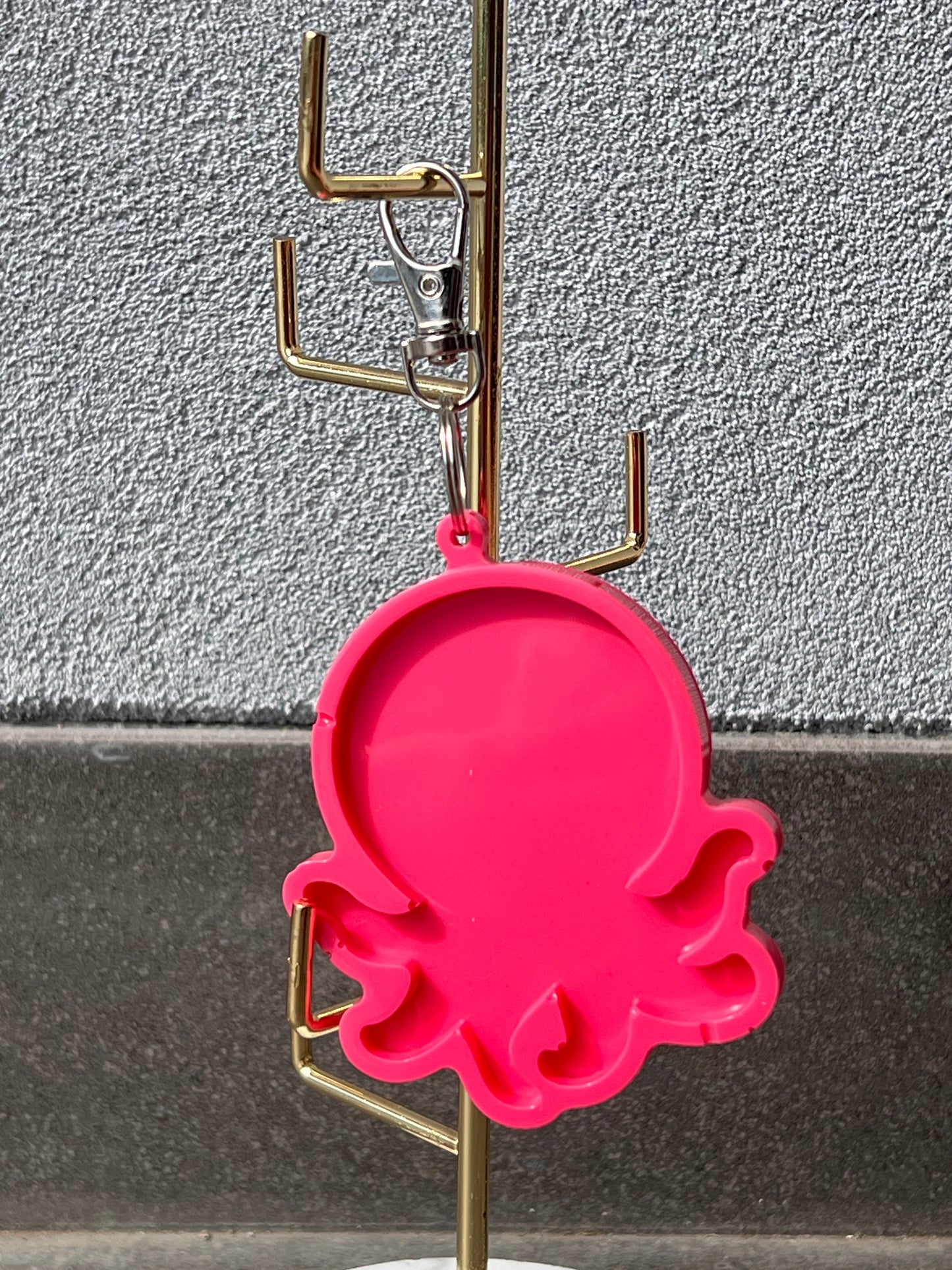 Pink Octopus & Whale XL Keychains